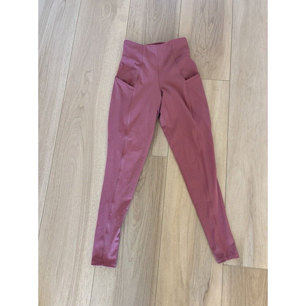Le Mieux Women's Naomi Pull On Full Seat Breech Riding Pants Purple Size 4